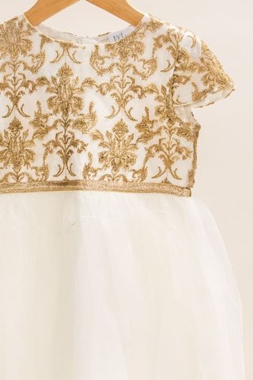 Waterfall store tulle dress
