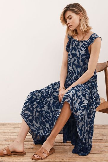 Mint velvet navy dress sale