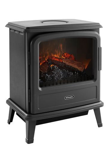 Buy Dimplex Slate Evandale Electric Stove Fireplace from the Next UK online  shop