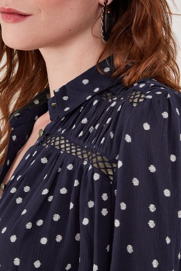 Monsoon blue deals spot dress