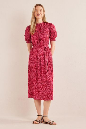 Boden rosa 2025 jersey midi dress