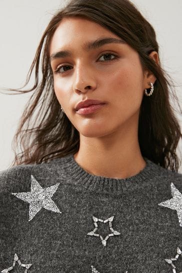 Next grey on sale star jumper