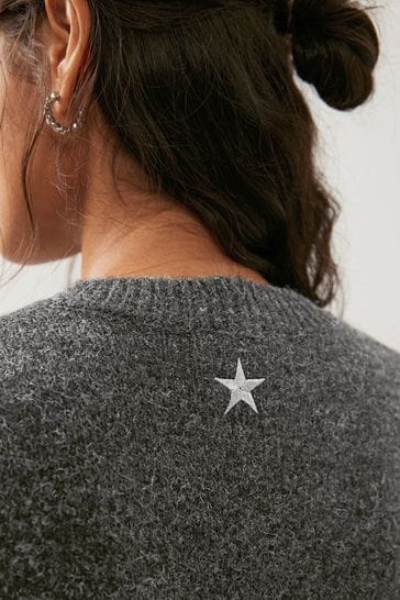 Gray star sweater sales