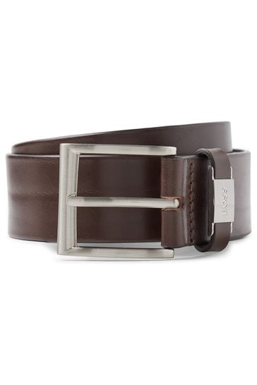 Boss connio leather belt online