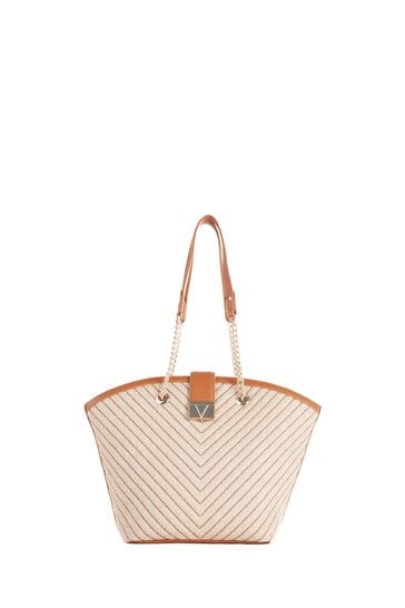 Valentino Bags Brown Tribeca Straw Tote Bag