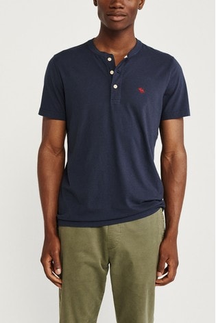abercrombie fitch henley mens