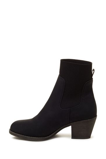 Rocket Dog Sanifer Berry Suede Black Western Boots
