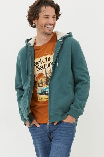 Green best sale fuzzy hoodie