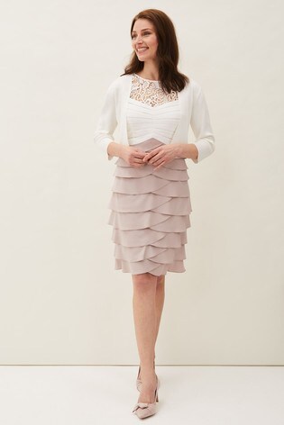 Buy Phase Eight Cream Salma Lightweight Knitted Jacket from Next