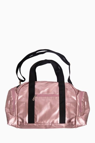 Pineapple Rose Gold Pink Holdall Travel Kit Bag