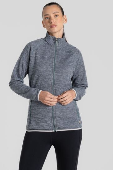 Craghoppers Grey Tarvos Hooded Fleece Jacket