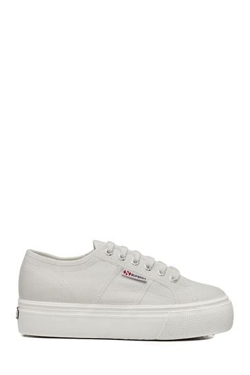 Superga Grey green 2790-Cotw Linea Up And Down Trainers