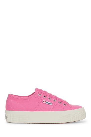 Superga pink platform sneakers hot sale