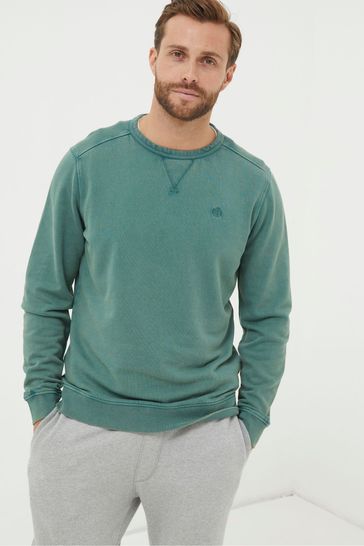 FatFace Light Green Petersfield Sweatshirt