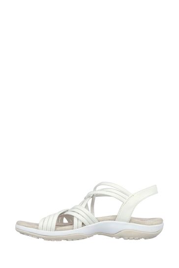 Buy Skechers White Reggae Slim Sunnyside Sandals from Next Luxembourg