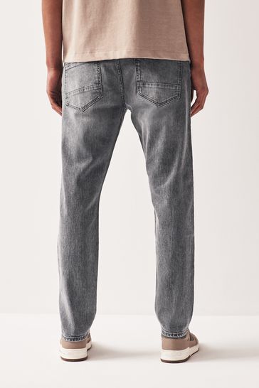Buy Grey Slim Premium Heavyweight Cotton Jeans from Next Canada