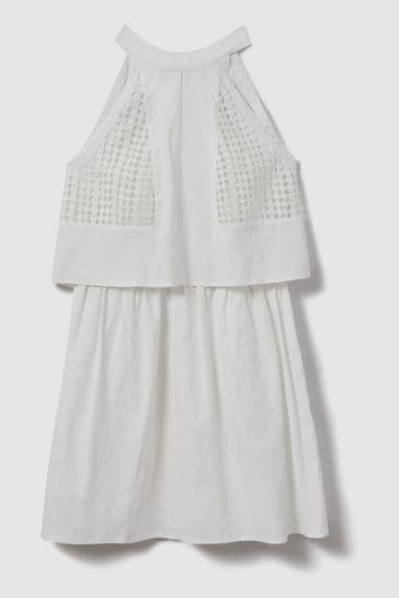 Reiss white dress discount