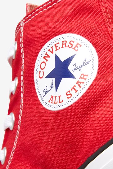 Red converse shoes best sale womens