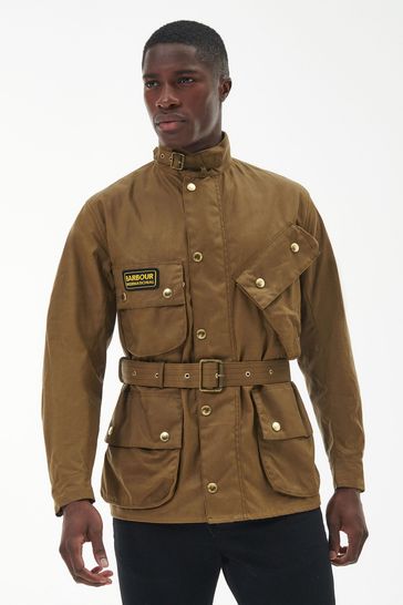 Ladies barbour biker jacket top