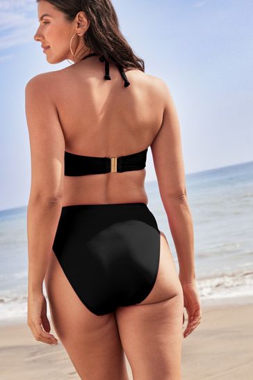 Buy Black Wired Bandeau Bikini Top from Next Luxembourg