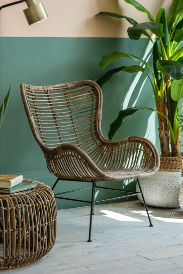 Gallery Home Rattan Lounger