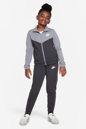 Nike Grey Full Zip Tracksuit