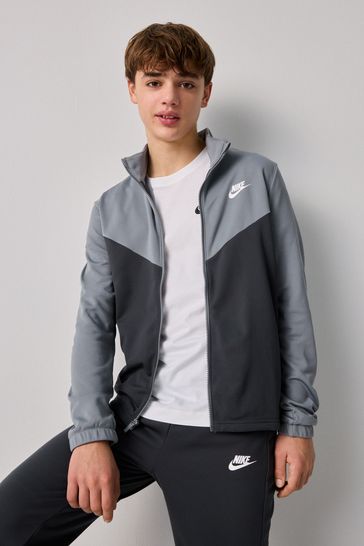 Nike grey green tracksuit on sale