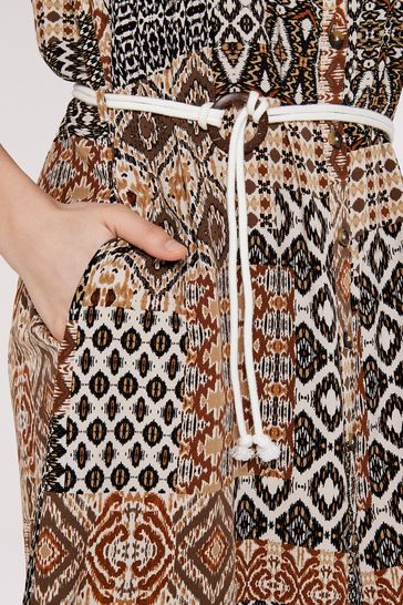 Apricot tribal shop dress