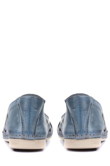 Buy Pavers Ladies Cut Out Leather Ballerina Pumps from Next Germany