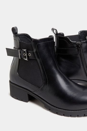 Extra wide clearance fit ankle boots