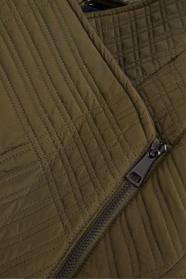 Ted baker store green wrap coat