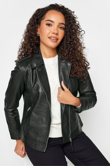 Buy M Co Black Leather Jacket from Next Bahrain
