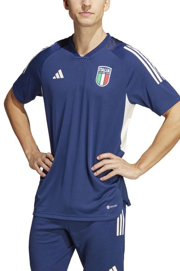 Buy adidas Blue Italy Pro Training Jersey from Next Luxembourg