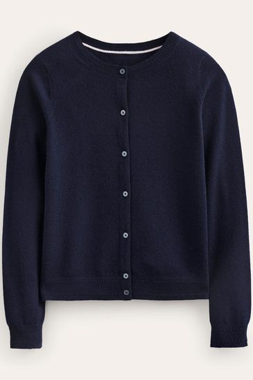 Buy Boden Blue Eva Cashmere Crew Cardigan from Next USA