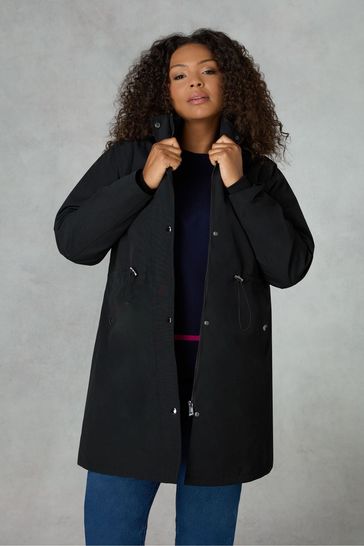 Black raincoat shop