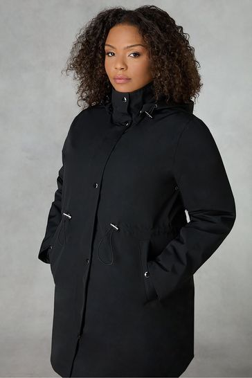 Curve raincoat top