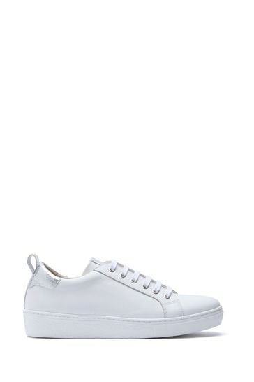 Buy Mint Velvet White Leather Trainers from Next Singapore