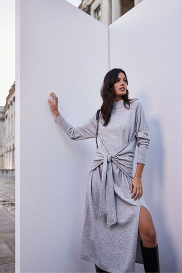 Mint velvet hot sale grey dress