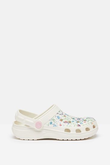 Buy Joules Girls Poole Cream EVA Printed Clogs from Next Australia