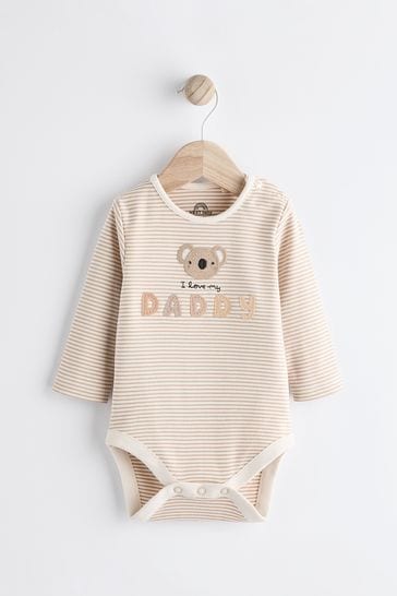 Neutral Daddy Family Baby Bodysuit
