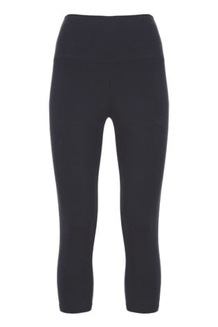 Buy Mint Velvet Black Cropped Leggings 