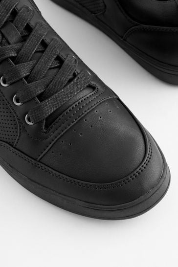 Black casual trainers hot sale
