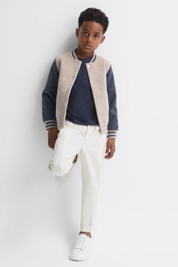 Buy Reiss Stone Airforce Blue Kansas Junior Wool Blend Varsity