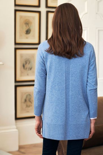 Longline discount cashmere sweater