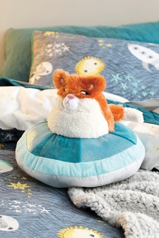 Linen House Kids Multi Space Cat Plush Toy