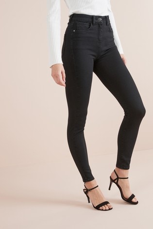 Black Hypercurve Skinny Jeans