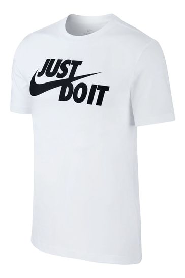 Black nike just do it shirt hotsell