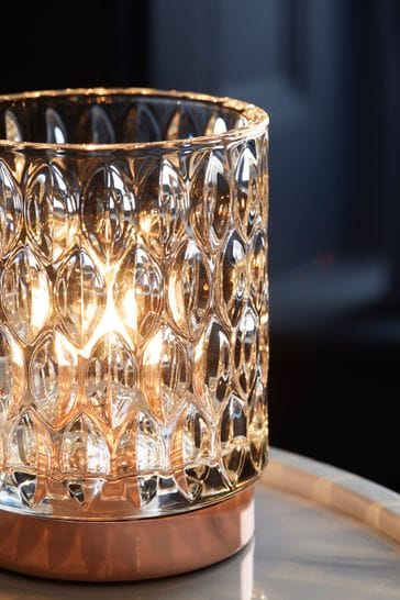 Copper Cleo Touch Table Lamp