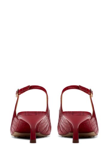 Buy Clarks Red Leather Adela Sling Shoes from Next Poland