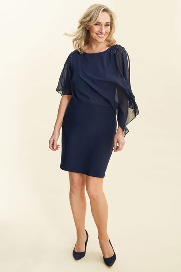 Gina bacconi blue dress outlet